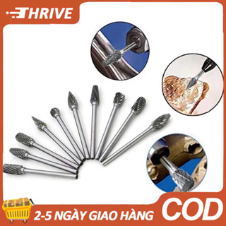 Mũi khoan mài và khắc hợp kim thép vonfram siêu cứng để mài kim loại gỗ 