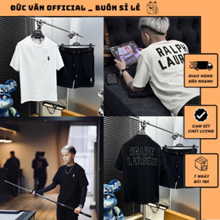 Bộ Quần Áo Nam Ráp Lau Ren Bản Logo Thêu Chữ Xù Hoàn Thiện_Bộ Quần Đùi Hè Chất Vải Cotton Phối Quần Nỉ Dày Dặn Fom Chuẩn