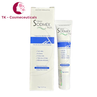 (CHÍNH HÃNG) Kem Bôi Sodmex Plus Cream Dùng Cho Da Cơ Địa, Vảy Nến, Eczema, Chàm Sữa, Kiến Ba Khoang - Tuyp 15g