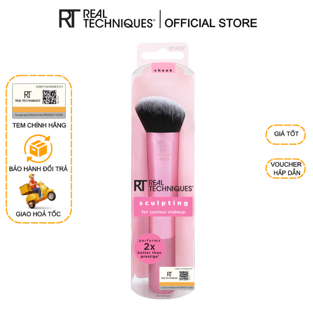Cọ đánh khối RT Real Techniques Sculpting Brush RT401 (không hộp)