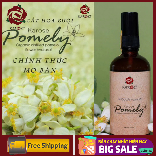 [Loại Thường] Nước Cất Hoa Bưởi Karose Pomely 100ml