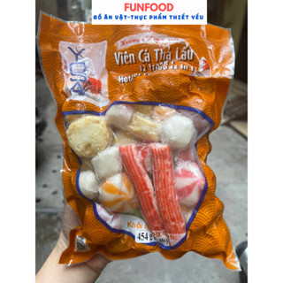 Viên thả lẩu mix 12 vị yosa Singapo 454g, xiên que siêu ngon