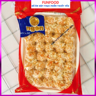 VIÊN HẢI SẢN SỐT PHÔ MAI ONGON 500g, Viên xù phô mai, xiên chiên vỉ hè ( Giao hàng HN)