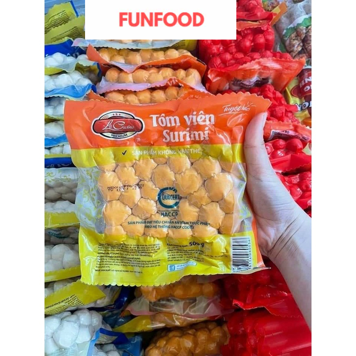 Tôm viên 500g , viên tôm chiên, thả lẩu siêu ngon( Giao hàng hỏa tốc tại HN)