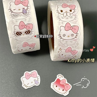  ✨Wilburtay 400 miếng dán   cuộn nhãn dán Hello Kitty hoạt hình và anime nhãn dán nhật ký và tài khoản DIY văn phòng 