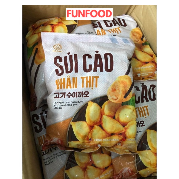 SỦI CẢO NHÂN THỊT Hacao 500g (Giao hàng HN)
