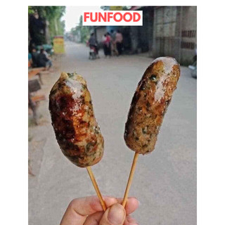 Dồi sụn non Dosun 500g- màu đỏ, loại ngon có túi nước chấm, nướng, chiên siêu ngon