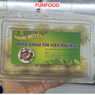  Khoai lang tím nhân phô mai hộp 12 viên chiên giòn kéo sợi đẫm phô mai 