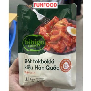 Xốt Tokbokki Hàn Quốc Bibigo vị cay ngọt 120g , sốt tokbokki, sốt bánh gạo hàn quốc (giao hàng toàn quốc)