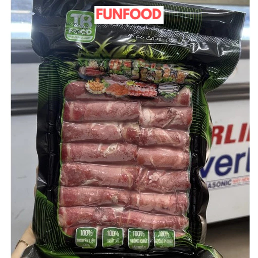 BA CHỈ BÒ CUỘN SIÊUUU NẠC TB/kingfood 450G