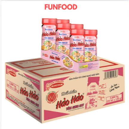 1 thùng muối chấm Hảo Hảo ACECook 24 lọ