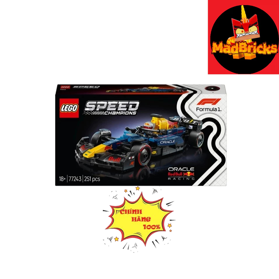 (HÀNG CÓ SẴN SIỂU RẺ ) LEGO Speed Champions 77243 Xe đua Oracle Red Bull Racing RB20 F1