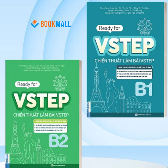 Sách - Combo Ready for VSTEP Chiến thuật làm bài VSTEP B1,B2 - mcbooks [bookmall-143]