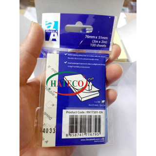 Combo 5 tập Giấy nhắn DoubleA 3x2 (76x51mm) - Giấy note