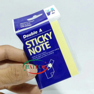 Combo 5 tập Giấy nhắn DoubleA 3x2 (76x51mm) - Giấy note