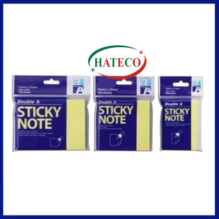 Combo 5 tập Giấy nhắn DoubleA 3x2 (76x51mm) - Giấy note