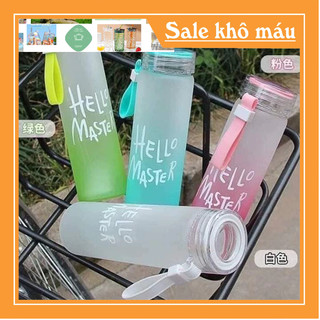 Bình chai thủy tinh hello master 450ml