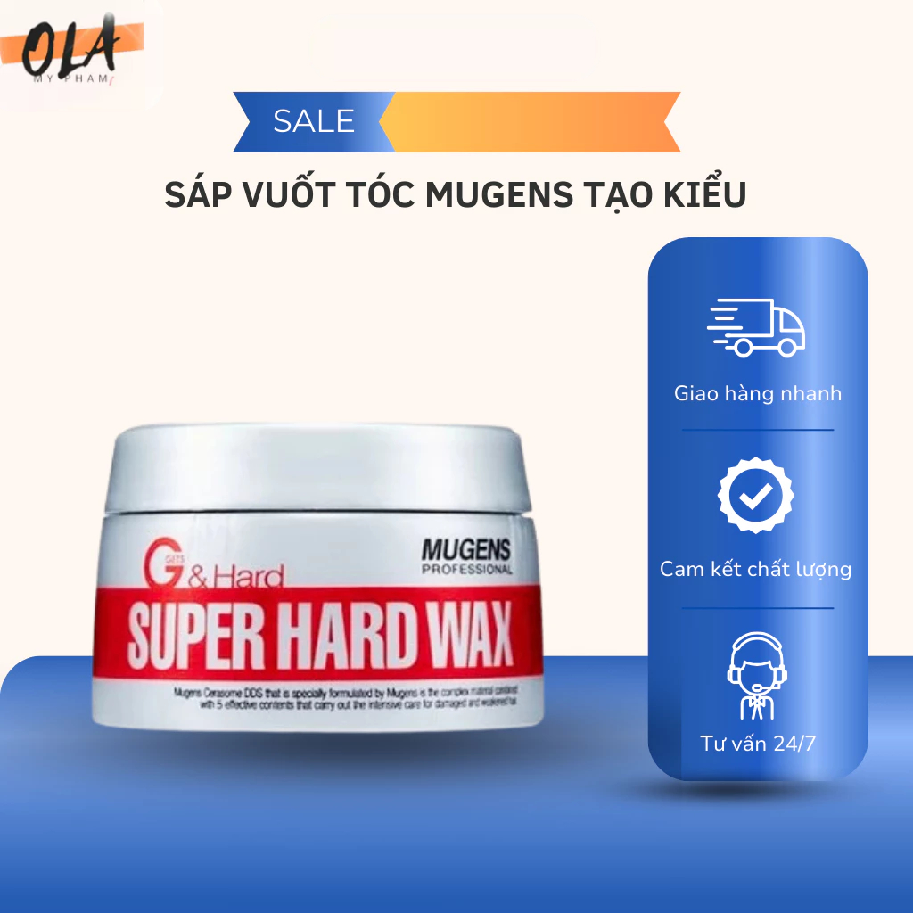 Sáp tóc mugens sáp vuốt tạo kiểu tóc siêu cứng cho nam giới mugens texture wax hàn quốc  - Mỹ phẩm