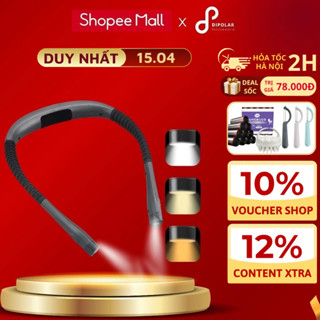 Đèn Led Đọc Sách Đeo Cổ Thông Minh Tích Điện DIPOLAR Bảo Vệ Mắt Ban Đêm Chống Cận Thị Với 3 Mức Độ Màu Ánh Sáng - DDDS01