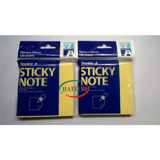 Combo 3 tập Giấy nhắn DoubleA 3x3 (76x76mm) - Giấy note
