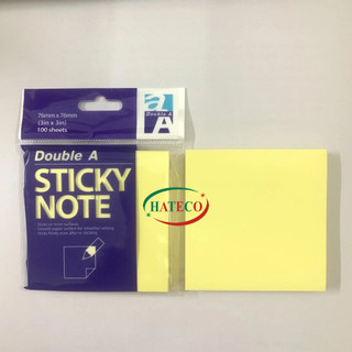 Combo 3 tập Giấy nhắn DoubleA 3x3 (76x76mm) - Giấy note