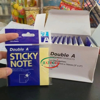 Combo 3 tập Giấy nhắn DoubleA 3x3 (76x76mm) - Giấy note