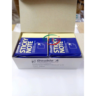 Combo 3 tập Giấy nhắn DoubleA 3x3 (76x76mm) - Giấy note
