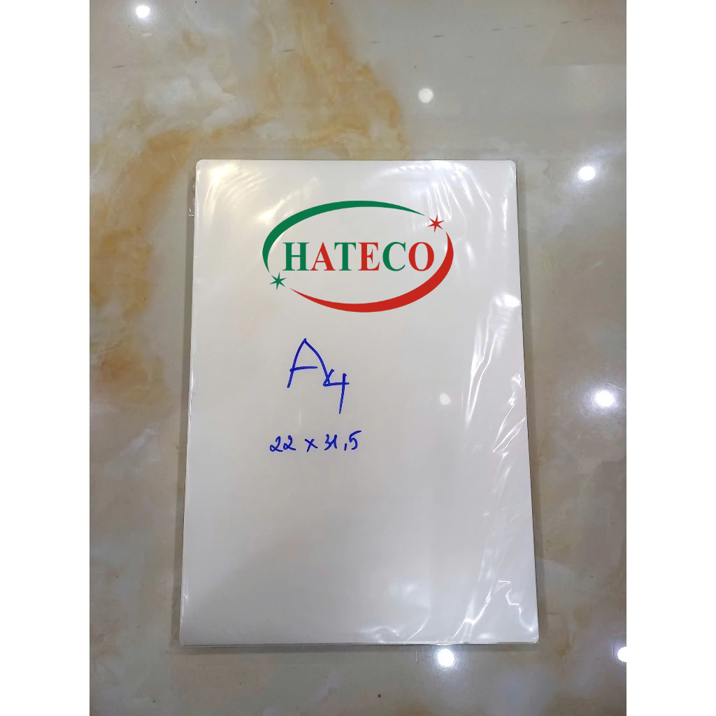 Giấy Ép Plastic A4 130 mic (220x315mm) - Giấy ép ảnh - Màng ép