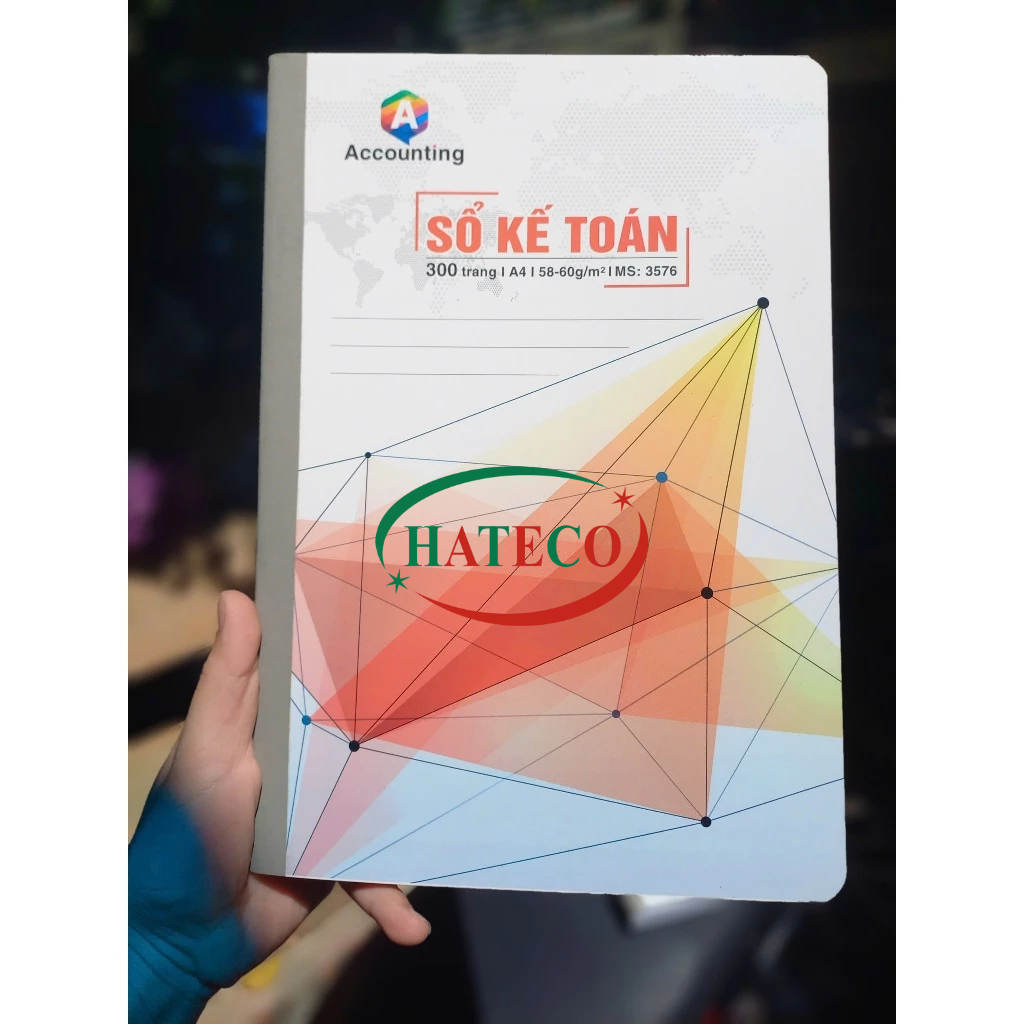 Sổ kế toán tổng hợp A4 - 200 - 300 trang - Sổ kẻ ngang dày - Sổ A4 - Sổ ghi chép