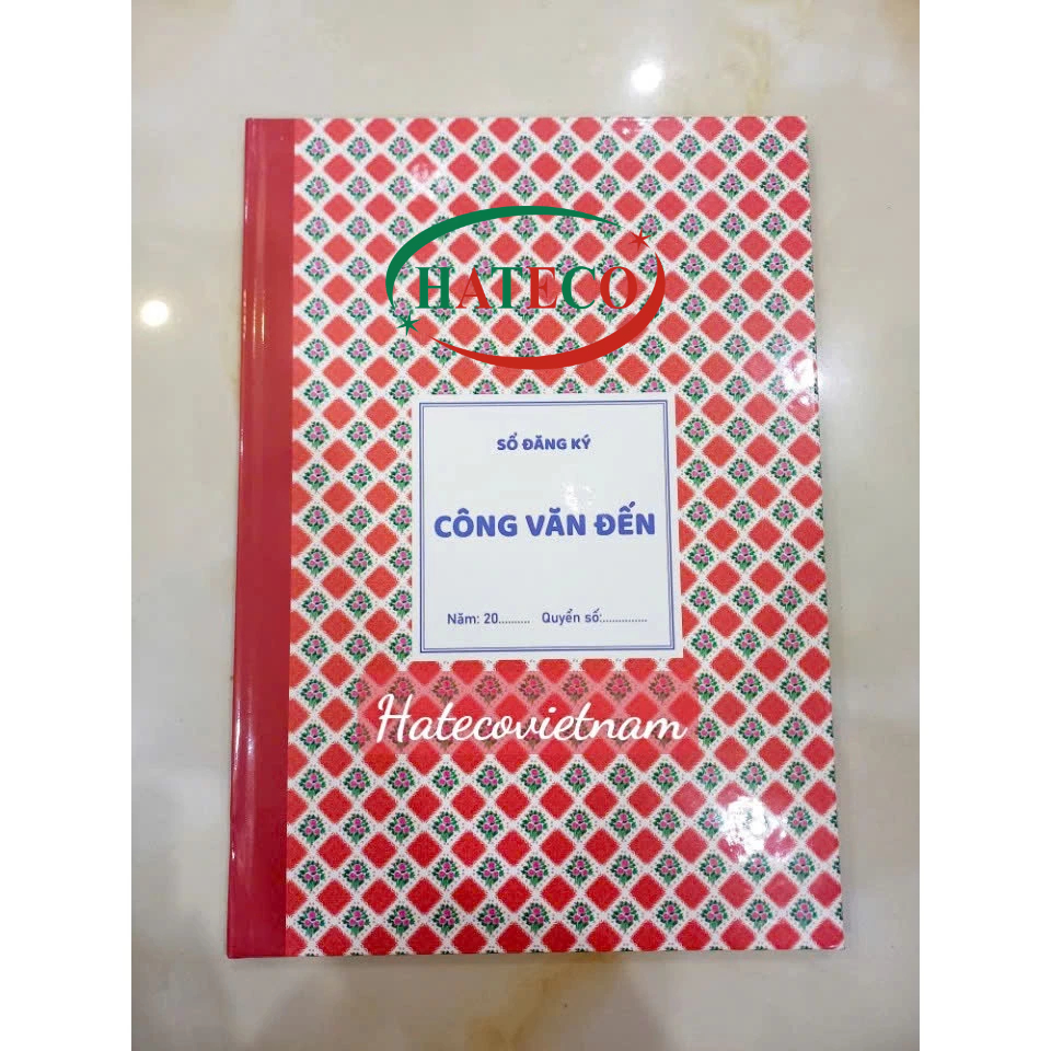 Sổ công văn đến 160 trang