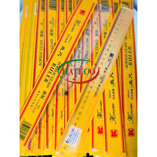 Thước kẻ Kewen 20cm/ 30cm hàng loại 1 - Thước kẻ văn phòng, học sinh 20F/ 30F (COMBO 3 CÁI)