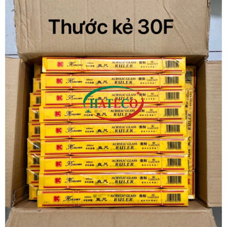 Thước kẻ Kewen 20cm/ 30cm hàng loại 1 - Thước kẻ văn phòng, học sinh 20F/ 30F (COMBO 3 CÁI)