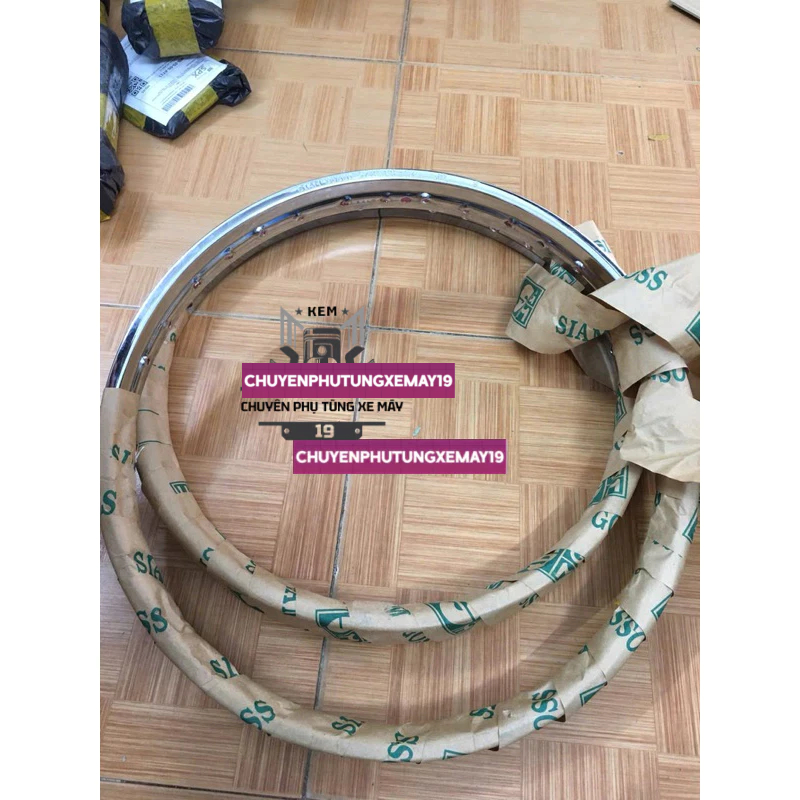 Vành, niềng xe máy dream , wave hàng siamoxi 19