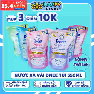 Nước xả vải Dnee Thái Lan túi 550ml làm mềm vải, nhiều mùi hương, an toàn và dịu nhẹ cho bé