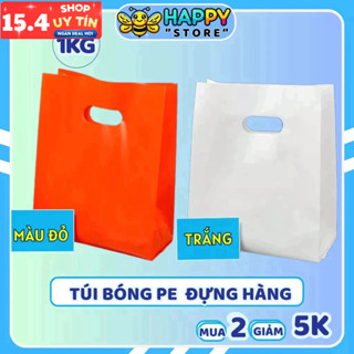 1Kg Túi Bóng Đỏ Đựng Hàng - Túi Hột Xoài Nilon PE Dẻo Đẹp, Đựng Quần Áo, Quà Tặng, Ship Hàng