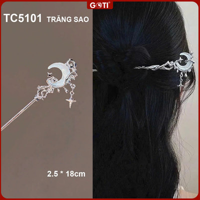 GOTI - Trâm Cài Tóc Kiểu Trâm Cài KIm Loại Hình Trăng Và Sao Đơn Giản Nữ TÍnh TC5101 TC5103 TC5104 TC5125