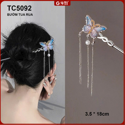 GOTI - Trâm Cài Tóc Phong Cách Cổ Điển, Cổ Trang, Hiện Đại Phụ Kiện Trang Trí Dành Cho Nữ TC5092