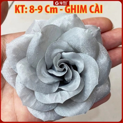 Tag Trâm Cài, Ghim Cài Áo Vest, Váy Đầm Hoa Hồng Vải Voan Quà Tặng Cho Nữ 20/10 8/3 CH002