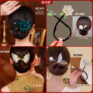  GOTI Kẹp Quấn Tóc Búi Dự Tiệc Sang Trọng Quà Cho Nữ 20 10 8 3 Thanh Dụng Cụ Tạo Kiểu Búi Tóc KC402 