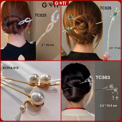 GOTI - Trâm Cài Tóc Phong Cách Hán Phục Cổ Trang, Cổ Điển, Hiện Đại Dự Tiệc Cho Nữ Thanh Lịch TC525