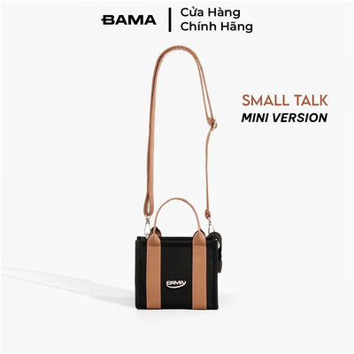 Túi tote đeo vai nam nữ BAMA MINI SMALL TALK Shoulder Bag chống nước nhiều ngăn đi chơi dạo phố
