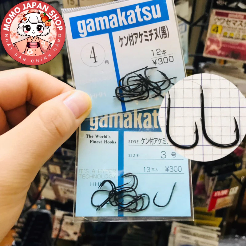 Lưỡi GAMAKATSU AKEMI CHINU SỐ 1/2/3/4 ngạnh