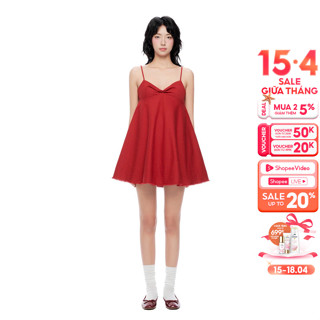 CARA Đầm babydoll ngắn nữ Topete dáng hai dây nữ tính