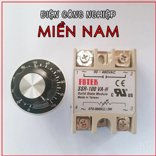 Bộ chỉnh dòng cho nồi phở bao gồm ( Fotek SSR-100 VA-H, ARTHUR JGX-100VA, TOCOS và đế nhôm )
