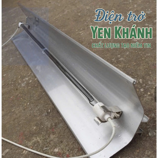 Máng inox kèm bóng sấy hồng ngoại, Combo Máng và bóng sấy đủ kích thước