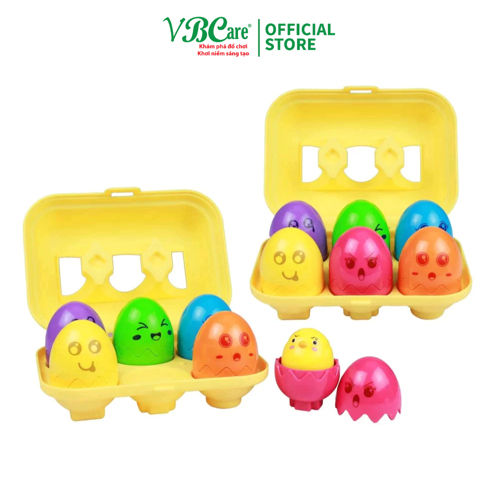 Bộ đồ chơi VBCare 6 quả trứng chút chít VBC-DF338