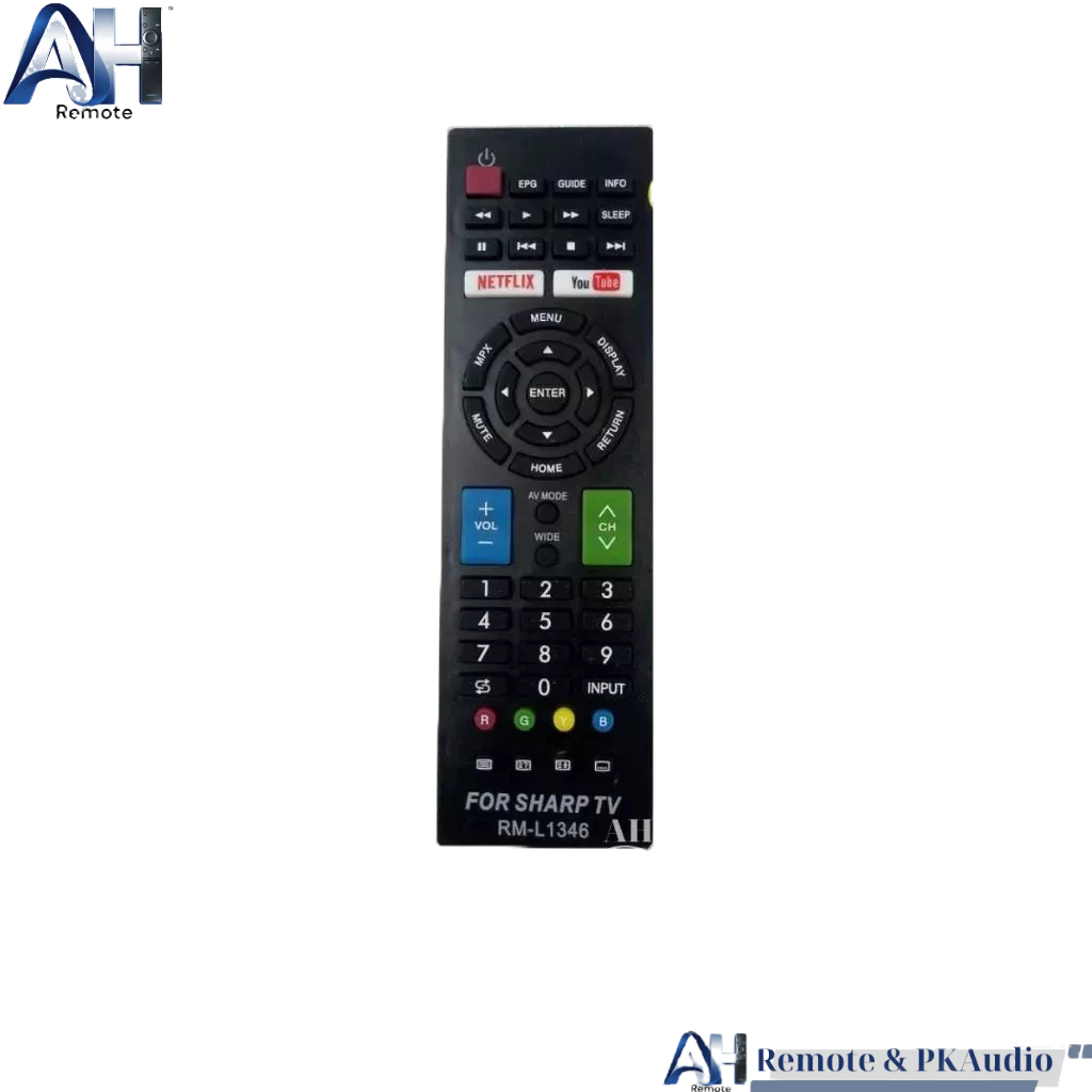 Khiển Tivi Mỏng Sharp - Remote tivitivi Smart Sharp
