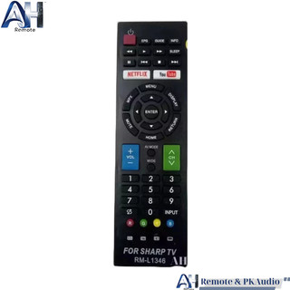Khiển Tivi Mỏng Sharp - Remote tivitivi Smart Sharp