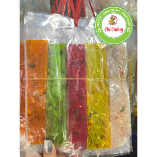 Dẻo Tôm/Dẻo Ớt Cuộn Hành Phi/Bò Đỏ/Ruốc (xâu 10 bịch)