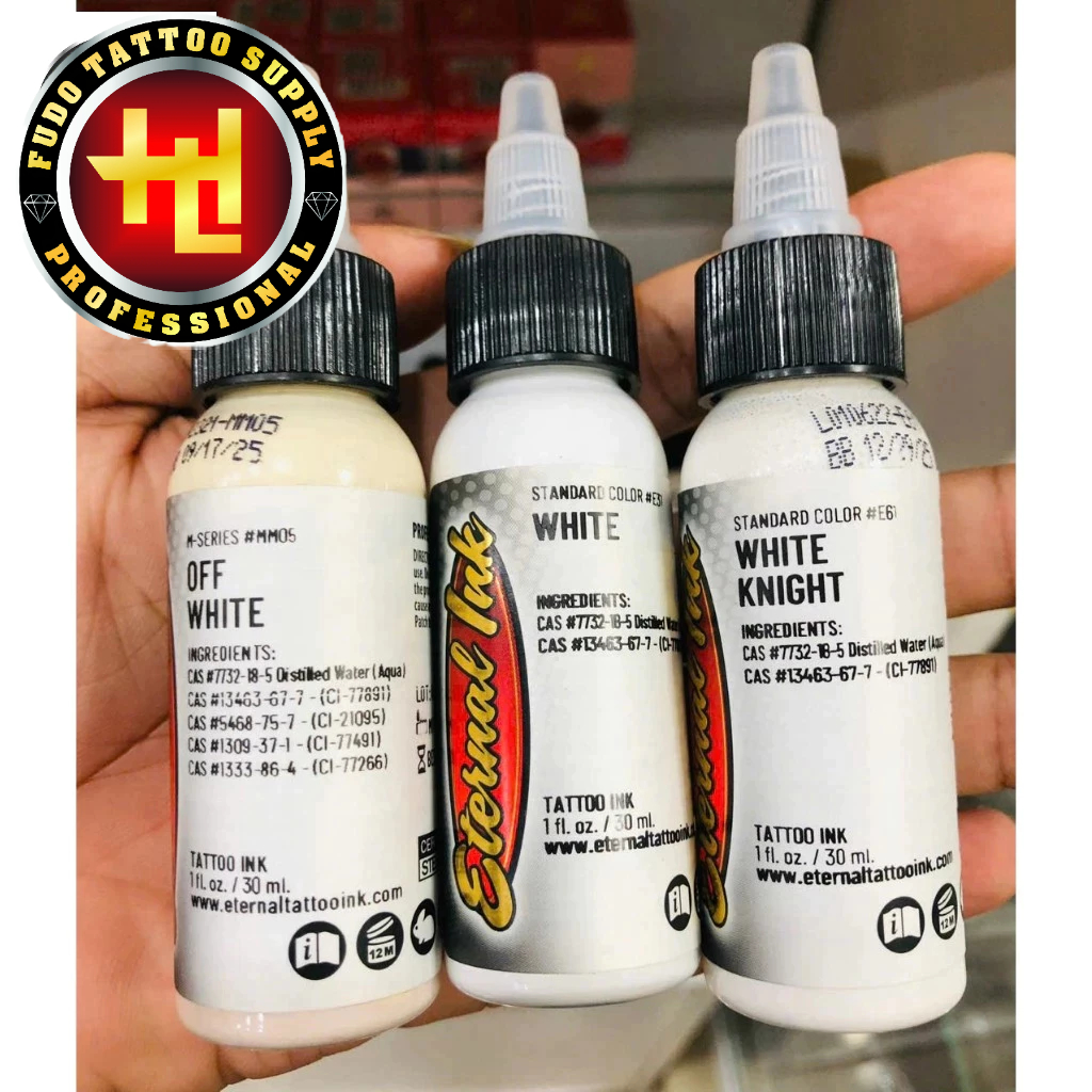 Mực Xăm Trắng Chính Hãng Dynamic Eternal Intenze – Mực Tattoo White Ink 30ml Dùng Trong Xăm Hình Tat